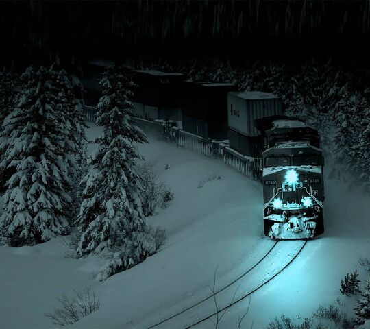 Winter-Zug Hintergrund - Lade auf dein Handy von PHONEKY herunter