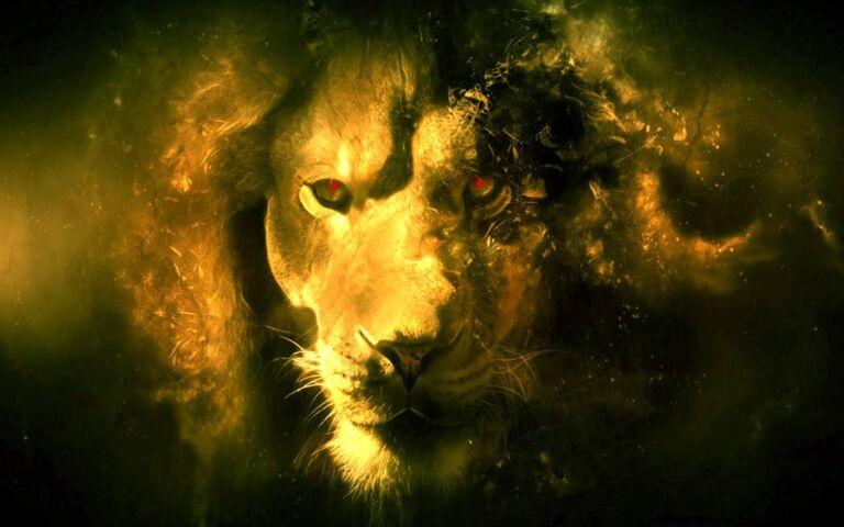3D Lion Wallpaper - Download to your mobile from PHONEKY