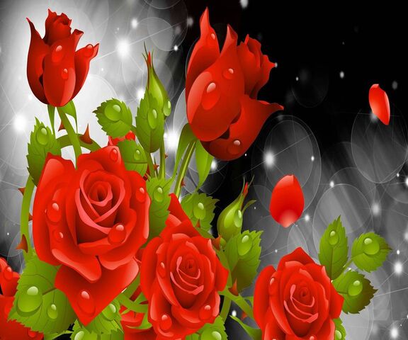 Abstract Red Roses Wallpaper - Download to your mobile from PHONEKY