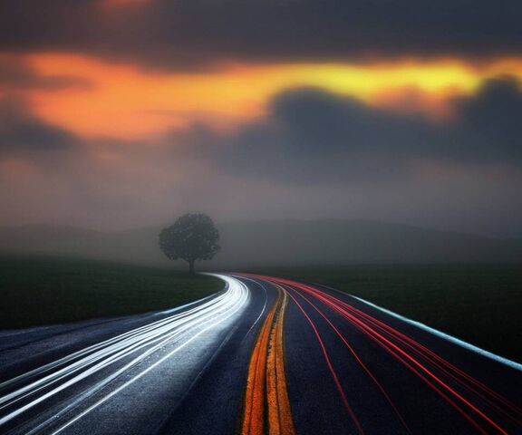 Road 3D Wallpaper - Download to your mobile from PHONEKY