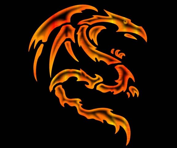 cool fire dragon wallpaper