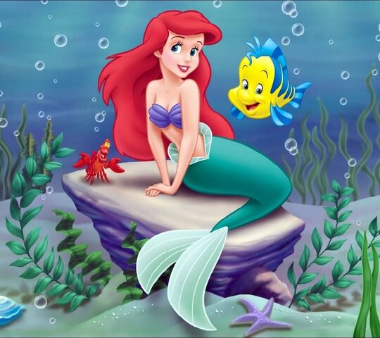 アリエルの水中アドベンチャー🌊✨壁紙 - PHONEKYから携帯端末に