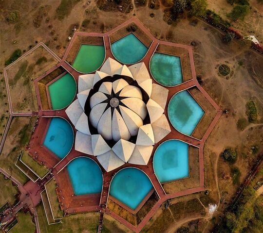 Lotus Temple Wallpaper - Download to your mobile from PHONEKY