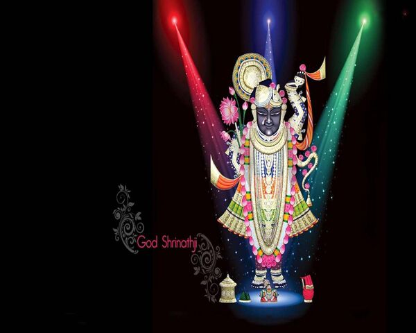 Poster Shrinathji Classic Photo sl-13753 (LARGE Poster, 36x24 Inches,  Banner Media, Multicolor) Fine Art Print - Art & Paintings posters in India  - Buy art, film, design, movie, music, nature and educational