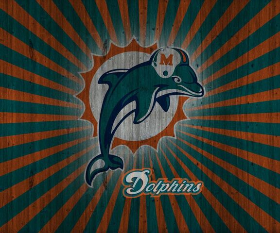 Download Miami Dolphins Creative Logo Wallpaper  Wallpaperscom