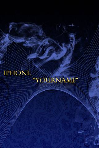 Iphone Yourname Fond D Ecran Telecharger Sur Votre Mobile Depuis Phoneky