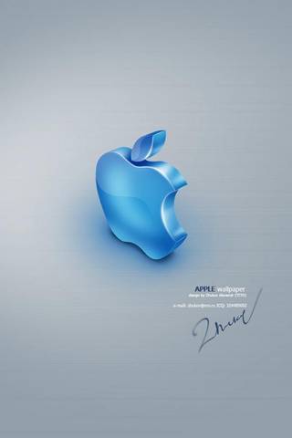 Logotipo da Apple 3D