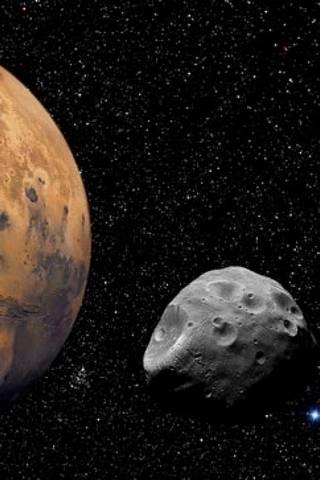 Phobos And Mars