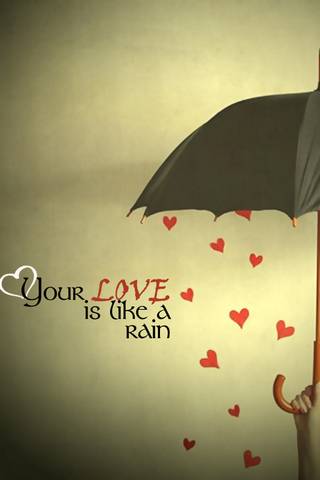 愛は雨です