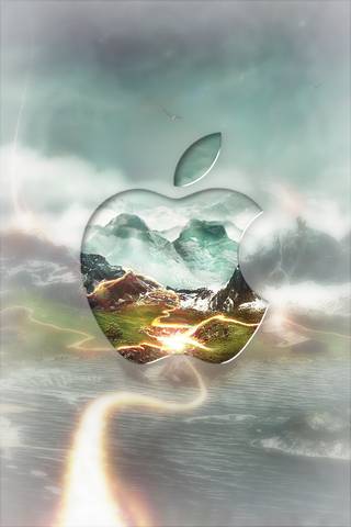 Logotipo da Apple Glas *