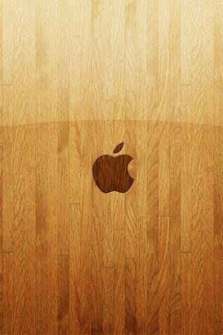 Drewniane szkło Apple