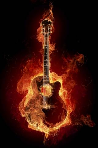 Fiery Guitar