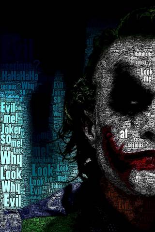 Phoneky Joker Words Hd Wallpapers